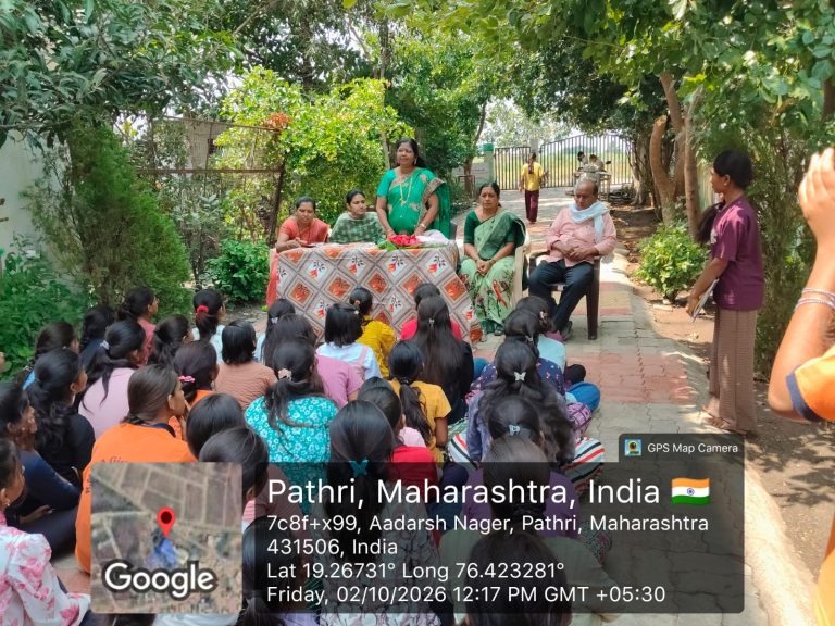 सेवा संकल्प अभियान; कस्तुरबा गांधी बालिका विद्यालयात पोषण, बालविवाह व स्वच्छतेबाबत मार्गदर्शन