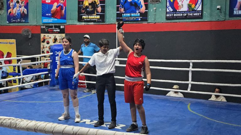 विभागीय बॉक्सिंग स्पर्धेत ओजस्विता राहुल पाटीलचे सुवर्णयश; राज्यस्तरीय स्पर्धेसाठी पात्र
